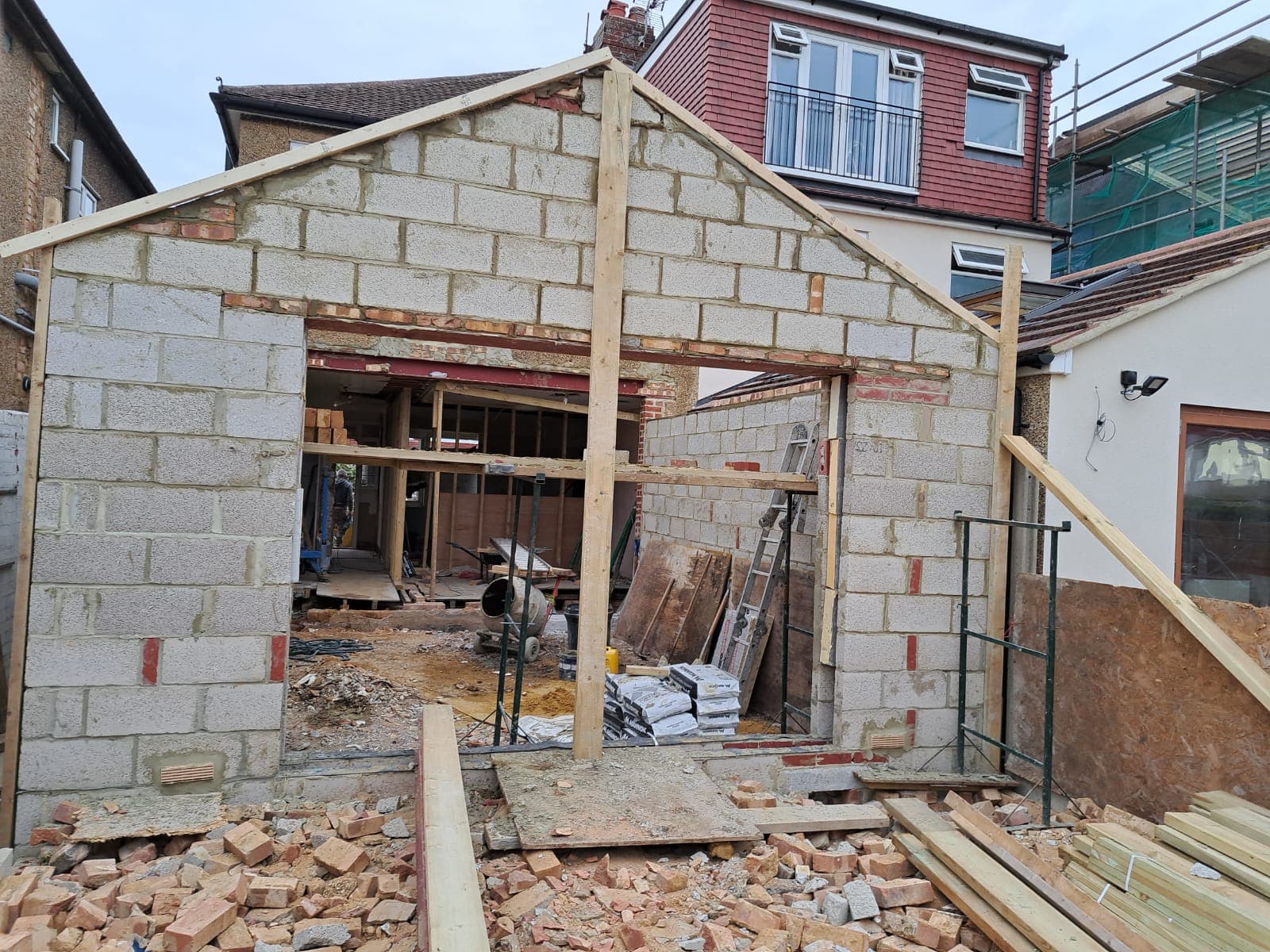Rear Extension & Structural Transformation  cover